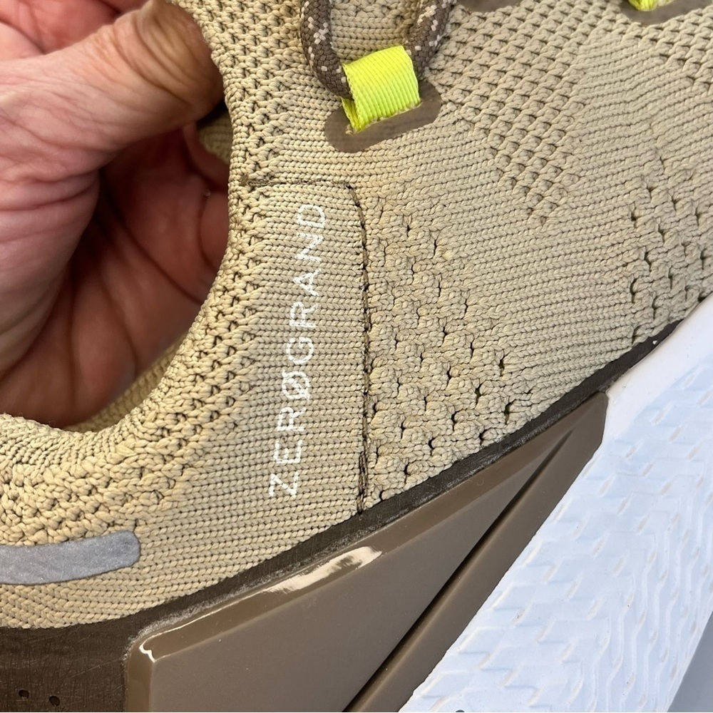 Cole Haan ZeroGrand Overtake Lite Running Tan White Sneakers Cushioned Sole 10.5 - Picture 5 of 10